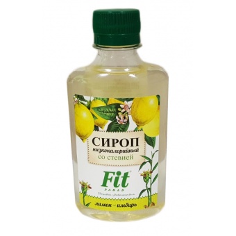 Сироп без сахара (Fit Parad) "Лимон-Имбирь" со стевией 250 мл